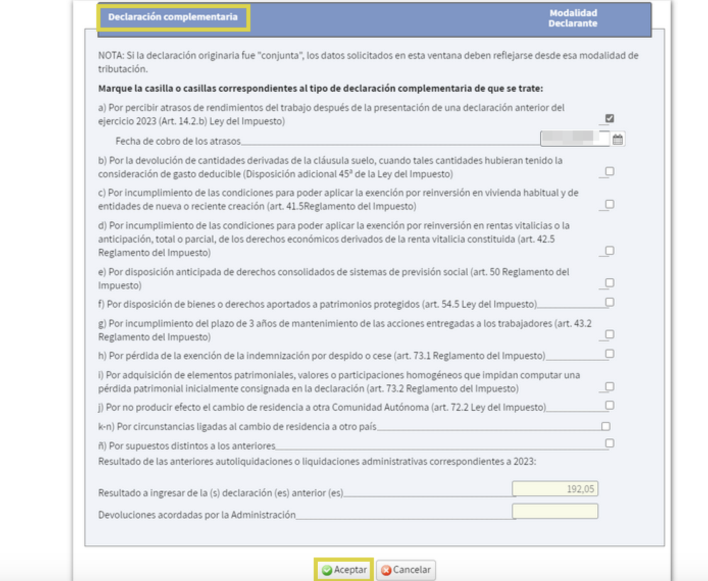 Pantalla de