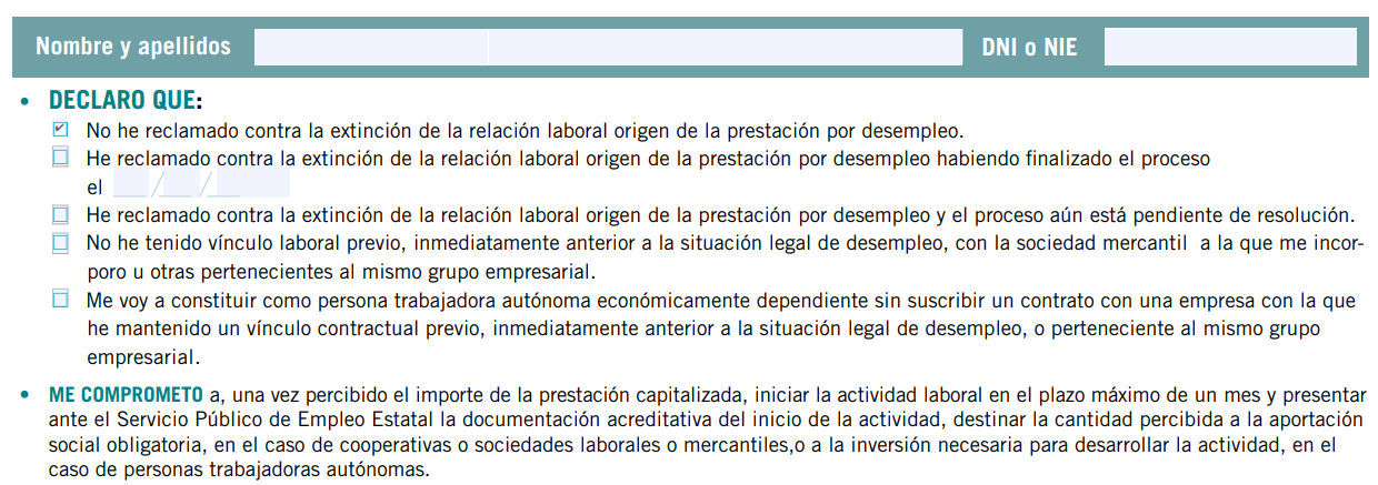 Declara que nos has impugnado el despido.