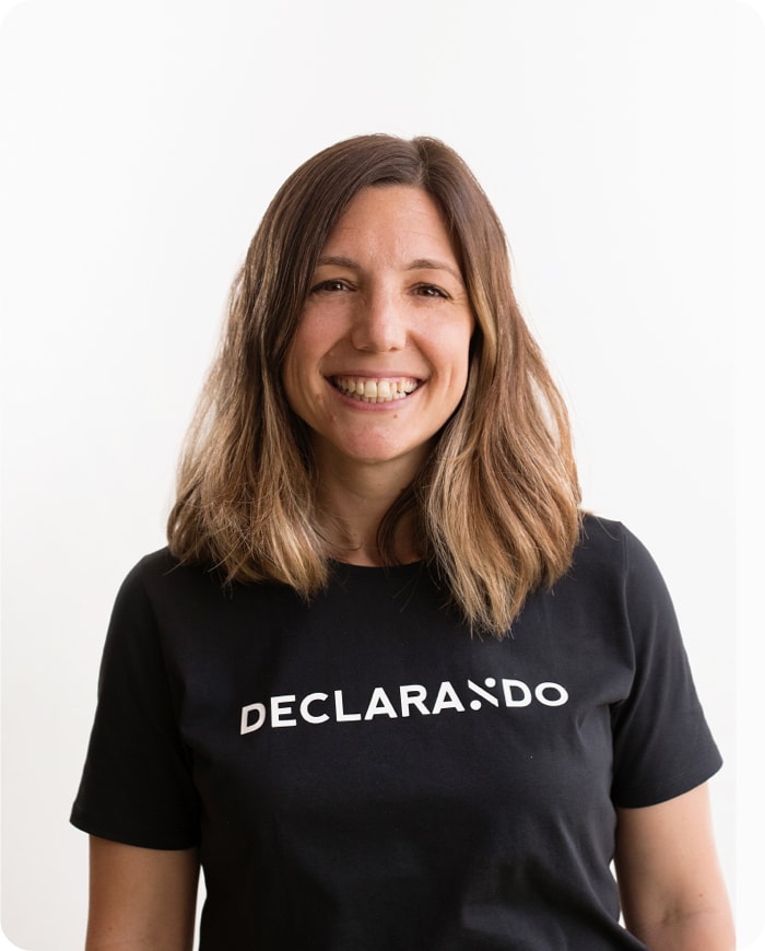 Foto de María Cabrera Customer Success Manager de Declarando