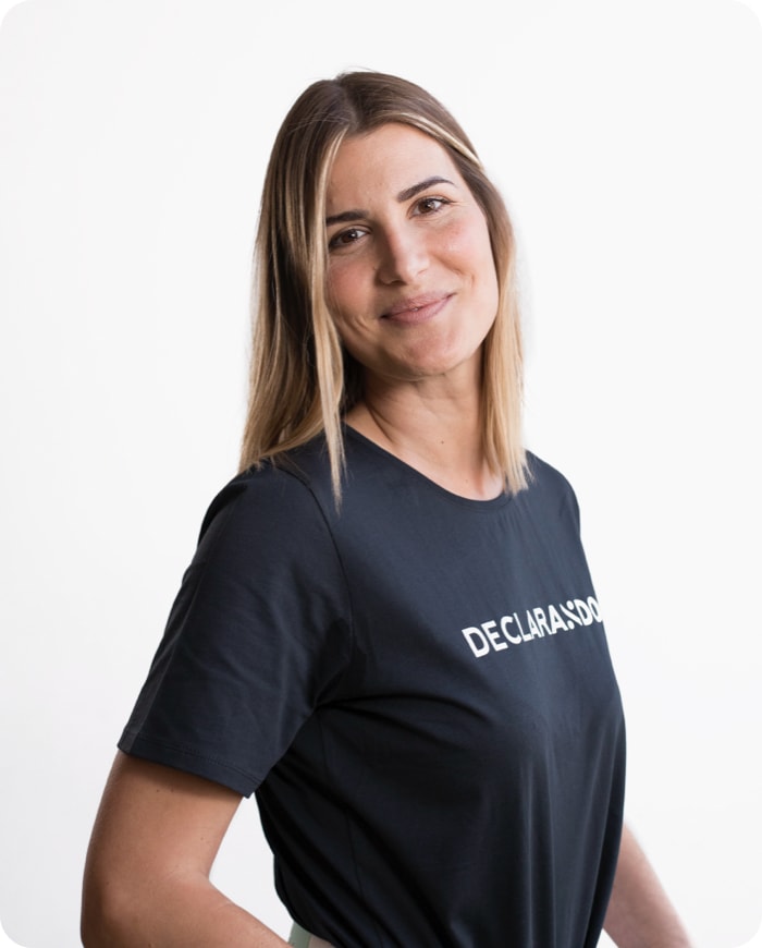 Foto de Andrea Gamir Sales Manager de Declarando