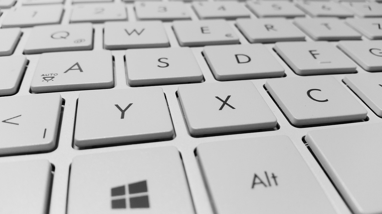 Un teclado para hacer la facturación electrónica