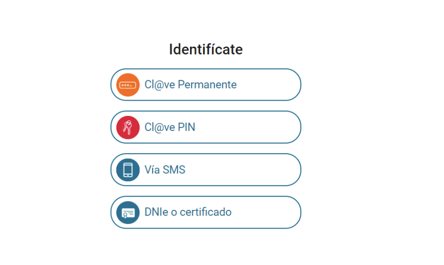 Pantalla de Importass de la Seguridad Social donde se solicita al autónomo identificarse para terminar con el proceso de solicitud del informe de bases y cuotas ingresadas para autónomos.