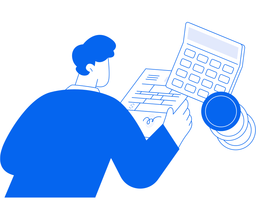 Un autónomo revisando los epígrafe adicionales