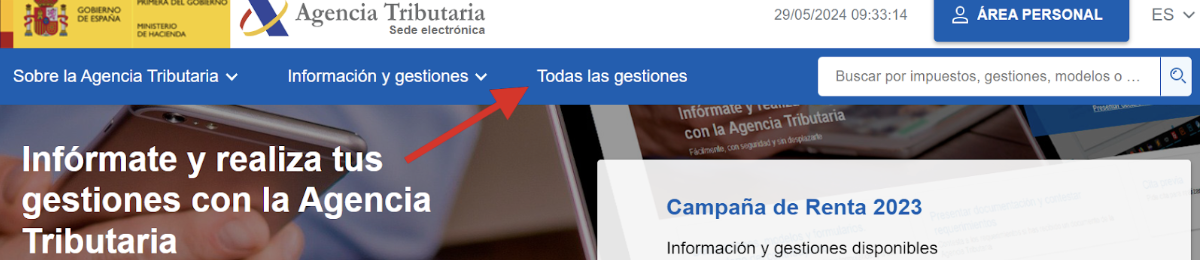 Pantalla de la Agencia Tributaria donde el autónomo puede conocer su número de IVA intracomunitario.