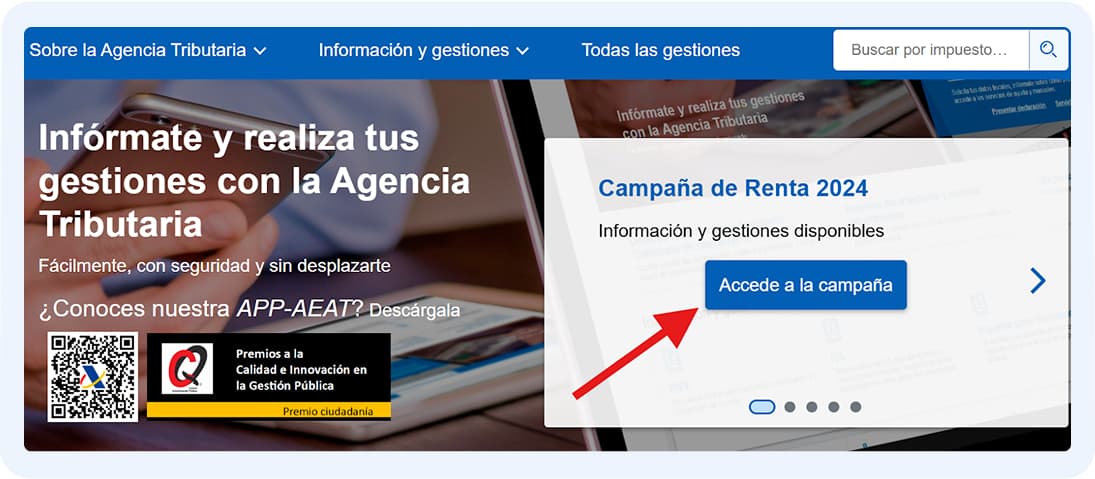 Arranca la campaña de la renta 2024 en abril de 2025.